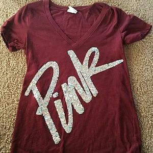 PINK vneck shirt